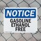 Signmission Gasoline Ethanol Free OSHA Notice Sign, Plastic, 10in W x 7in L, 2PK OS-2PACK-NS-P-710-L-13062 - alternate 2